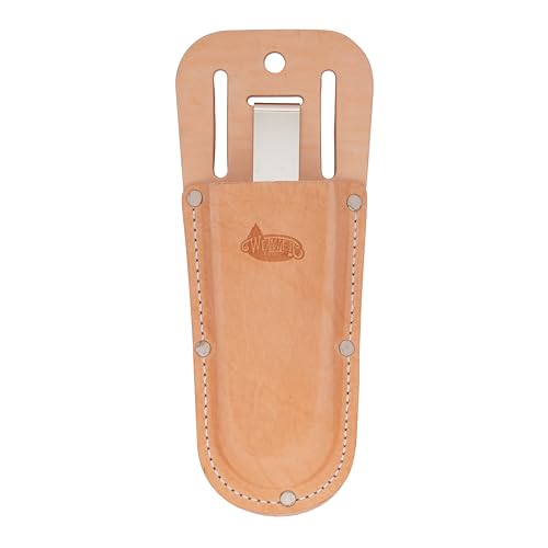 Top Grain Leather Pruner Pouch, Belt Clip & Slot, 8"