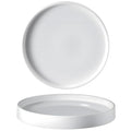 Ceramic Plant Saucer 6.5 Inch 2 Pack White, Fits Pot Base Under 6 Inch