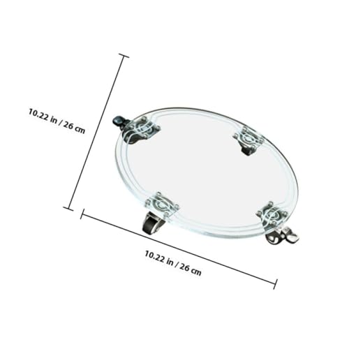 Acrylic Plant Pot Support Tray with Wheels for Moving Containers - view 2