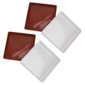 4PCS Plastic Plant Pot Trays 21.5x21.5x2.5cm for Square Planters