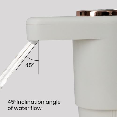 Water Dispenser for 5 Gallon Bottle,Automatic Water Pump,Portable USB Charging Electric Water Pump for 2-5 Gallon,Built in Two Water Pumps,for Home, Kitchen, Living Room,Camping, Travel, Office - view 4