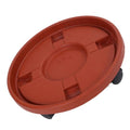Rolling Planter Tray with Wheels, PP Plant Stand for Heavy Pots