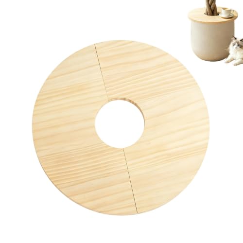 Plant Pot Cover Interlocking Waterproof Cat Proof Wooden Guard