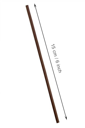 80pcs Plastic Twist Ties Plant Ties Reusable Bread Twist Ties Cake pop Ties Cable Ties Candy Ties for Bags 6 Inch (Brown) - view 2