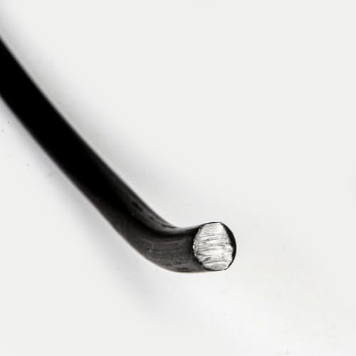 Black Bonsai Training Wire Aluminum 8mm Diameter – Anodized Aluminium Roll for Tree Branch Fixing, Plant Shape Sculpting, Bendable Solid Accessories for Floral Stems, Crafting Garden & Landscape 500g - view 5
