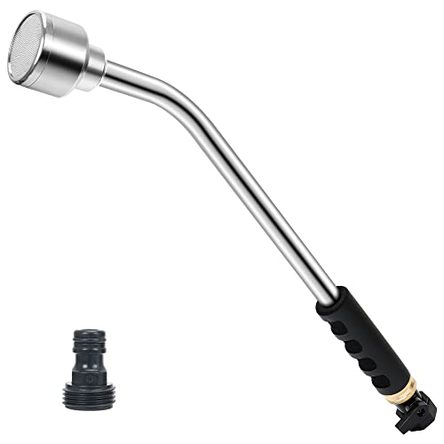 Soft Rain Watering Wand with Shut Off Valve, Gentle Watering Wand