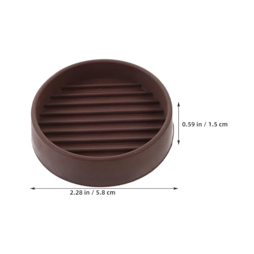 8pcs Inch Round Rubber Furniture Pads Non Slip Table Leg End Caps - view 2