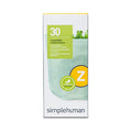 Code Z 30 Count Compostable Custom Fit Liners, Certified Compostable Trash Bags for Compost Caddy, Plant-Based PVOH Plastic, Backyard or Commercial Composting, 4 Liter / 1 Gallon