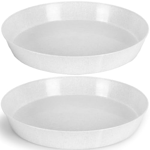18in (16.3in Base) White Granite Case of 2