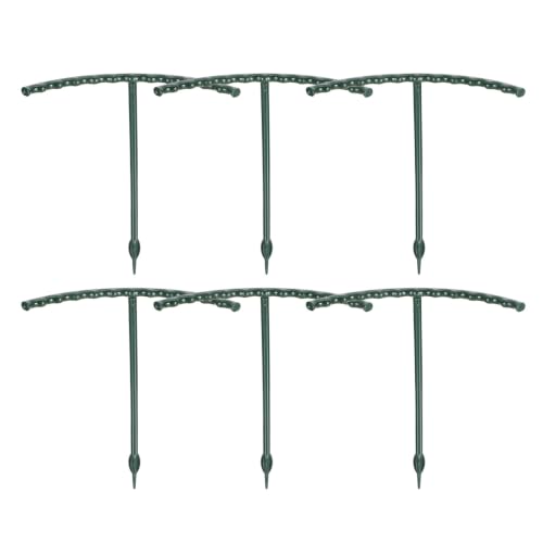 Green Plastic Climbing Plant Support Bracket 12pcs