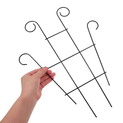 Metal Garden Trellis Black Iron Vine Support Frame for Climbing Plants - view 4