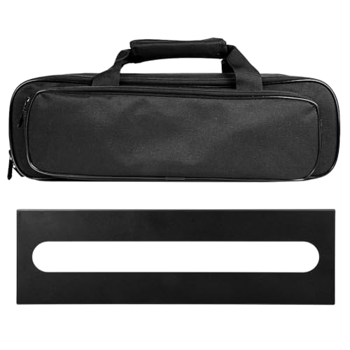 Mini Guitar Pedal Board 15.7" x 4.9" with Carry Bag