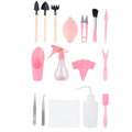 Mini Succulent Planting Tools Set Iron Wood Plastic Kit