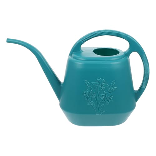 Long Spout Flower Watering Can Plastic Large Capacity Green