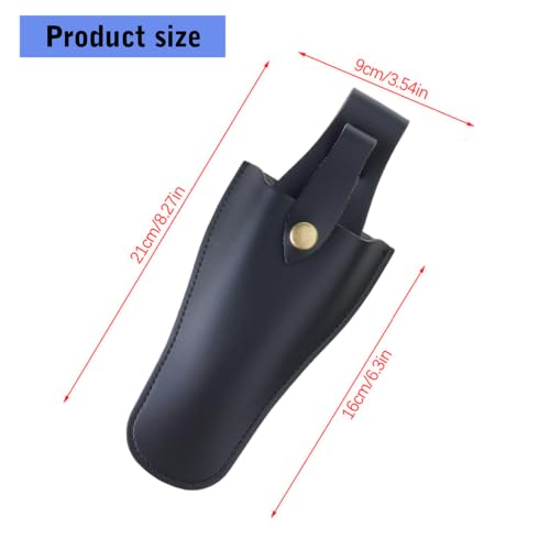 Stylish Black Scissor Cover for Safe Travel Storage - view 3