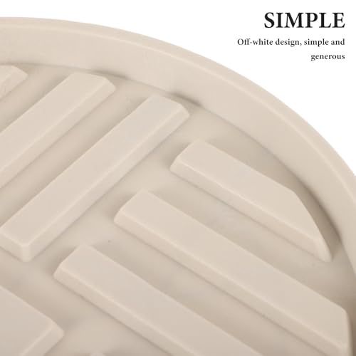 White PP Plant Tray with Smooth Wheels, Movable Planter Base - view 3