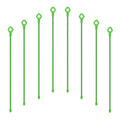 Rubber Twist Ties, 12 Inch Silicone Reusable Twist Ties Heavy Duty Bendable for Bundling Holding, 8 Pcs, Green