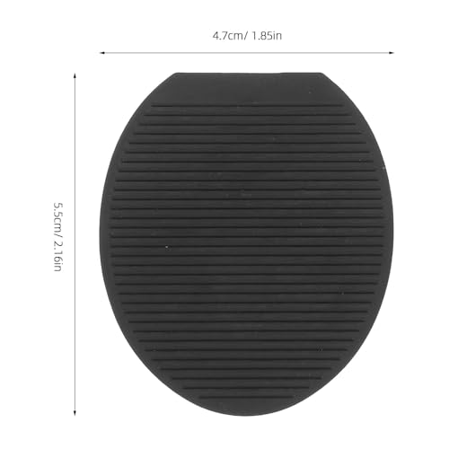10pcs Oval Rubber Furniture Leveling Wedges Nonslip Pads - view 2