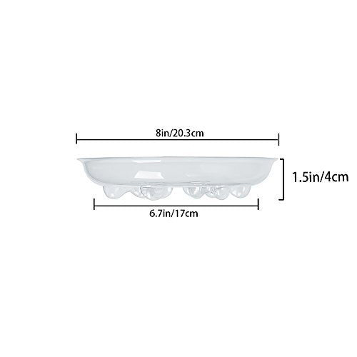 15 Pack Assorted Sizes 6 8 10 Inch Clear Thick Plastic Heavy Duty Sturdy Plant Saucer Drip Trays for pots, 5 Pieces of Each Size (Assorted Sizes 6'', 8'', 10'') - view 3