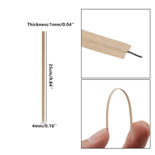 Twist Ties, Kraft Paper Twist Ties,Reusable Plant Ties,Utility Cable Bread Bag Twist Ties,Gift Paper Ties for Party Cello Candy Coffee Treat Bags Cake - view 2