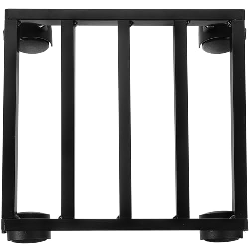 25cm Iron Plant Pot Stand with Wheels for Planter Moving