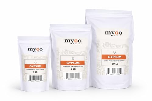 (1.0-20.0 lbs) - Bulk Ultra-Fine Lab Grade Gypsum for Mushrooms, Food Grade, No Additives - Packaged in HEPA filtrated Enclosure for Sterility (1.0 lbs) - view 2
