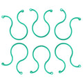 100pcs Plant Twist Clip Ties, Reusable Plastic Supports