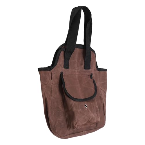 Garden Tool Bag Waxed Canvas Carrier 9 Pockets Organizer - view 6