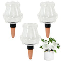 3 Pack Plant Self Watering Globes Top Fill for Indoor Plastic Water Bulbs Slow Release Terracotta 13oz Self Watering Planter Insert Automatic Drip Irrigation Water Spikes Stakes Devices System