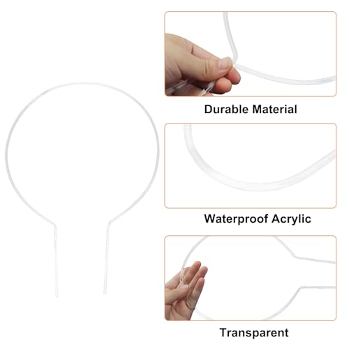 2 Packs Round Acrylic Plant Trellis - view 2