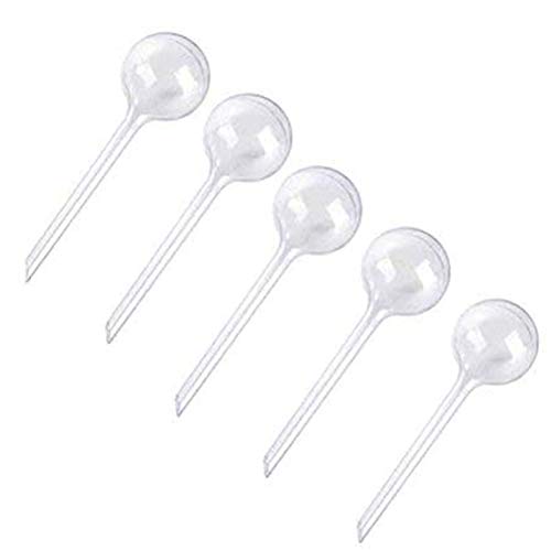 5 Pcs Automatic Watering Device Globes Vacation Houseplant Plant Pot Bulbs Garden Waterer Flower Water Drip Watering, Transparent