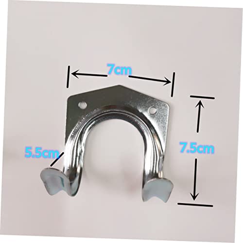10 Pcs Iron Double Hook Rack for Gardening Tool Supplies and Hoses - view 6