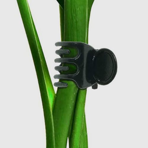 60pcs Plastic Plant Vine Support Clamps, Quick Clip Garden Clips - view 5