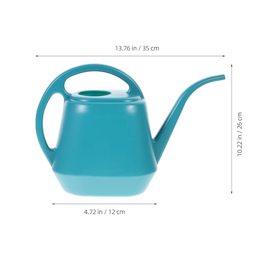 Long Spout Flower Watering Can Plastic Large Capacity Green - view 2