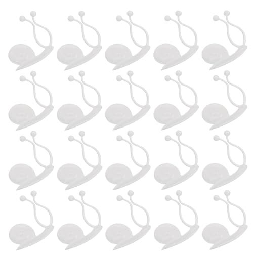 20pcs Green Plant Climbing Wall Fixing Clips, Vine Training Hooks