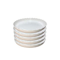 12 Inch Light Grey Plant Saucers 5 Pack,Saucers for Potted Plants,Flower Pot Drip Trays for Indoor & Outdoor Ceramic or Plastic Flower Pot Drip Trays for Large to Small Pots