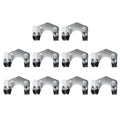 10 Pcs Iron Gardening Hook Double Hooks Hose Rack with Screws