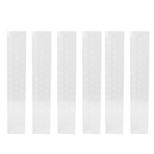 Moss Pole Plastic Plant Pole 17 Inch D Shaped Closure Design Water Retaining Easy Attachment for Climbing Training Larger Leaves Stackable for Taller Plants (6PCS)