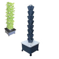 Hydroponic Tower Growing System with Pump - Indoor/Outdoor Vertical Garden Kit for Growing Fresh Fruits & Vegetables, Space-Saving, Easy Setup, Perfect for Home Gardening