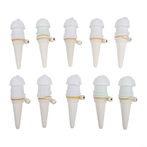 10 Pack Plant Dispensers, Automatic Self-Watering Irrigation System Indoor Plants, Balcony Garden Drip Feed Spikes, Slow Release Waterer(A)