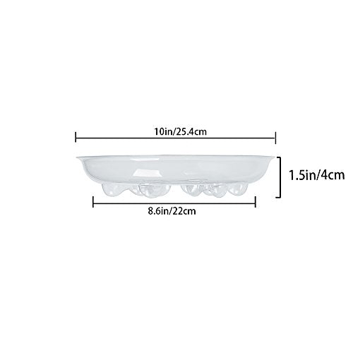 15 Pack Assorted Sizes 6 8 10 Inch Clear Thick Plastic Heavy Duty Sturdy Plant Saucer Drip Trays for pots, 5 Pieces of Each Size (Assorted Sizes 6'', 8'', 10'') - view 4
