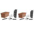Organic Terra Cotta Kit, Pack of 2 Planters