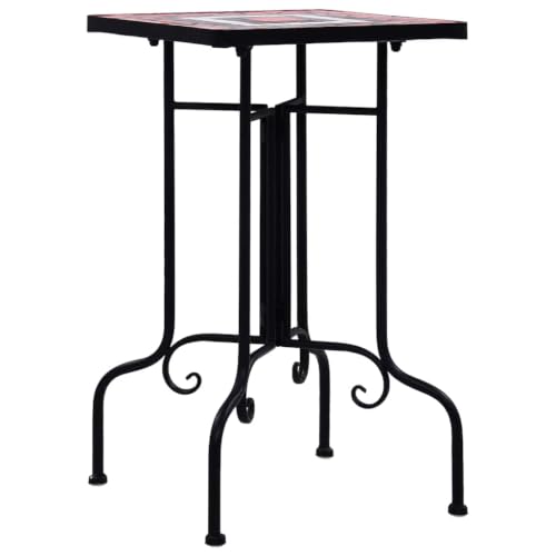 Mosaic Side Table 14 Inch Ceramic Top Outdoor Plant Stand - view 4