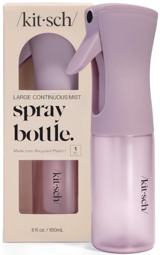 Large Continuous Spray Bottle for Hair – Soft Violet, 180ml