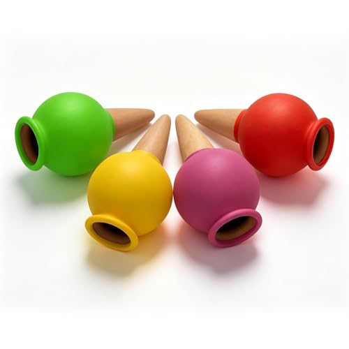 4 Pack Multicolor Terracotta Plant Watering Spikes - view 3