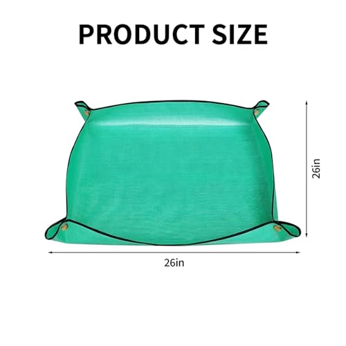 Repotting Mat,Waterproof Plastic Potting Mat,Gardening for Indoor Plant Transplanting,Dirt Control,Soil Change,Gift for Plant Lovers Green - view 5