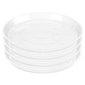 4 Pack Clear Plant Saucer 4 6 8 10 12 14 16 18 20 22 Inch Plant Trays for Pots, Plastic Extra Large Planter Saucers for Outdoors Indoors, Drip Catcher Water Tray for Plants (14 Inch)