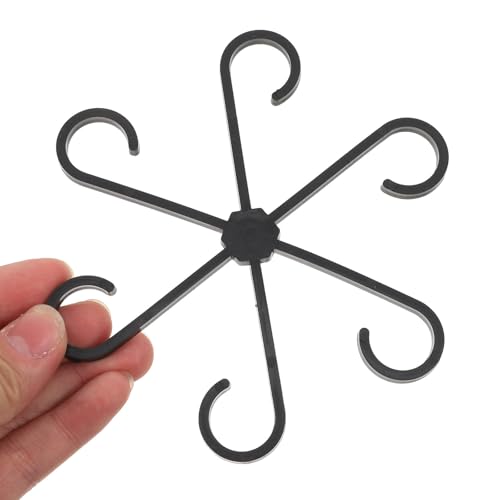 12pcs Plant Climbing Clips and Stem Holders, Black ABS - view 4