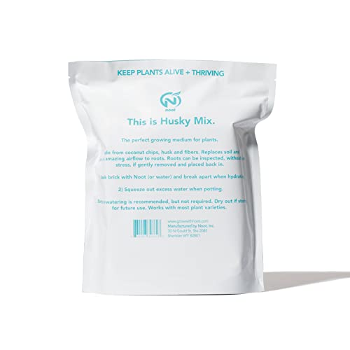 Indoor Coconut Chips Husk Bark Potting Mix Coco Coir Brick. Avoid Root Rot with Fast Draining Soil. Houseplant, Monstera, Fiddle Leaf Fig, Orchid. Hydrate in Bag for ~ 2 Gal. - view 2