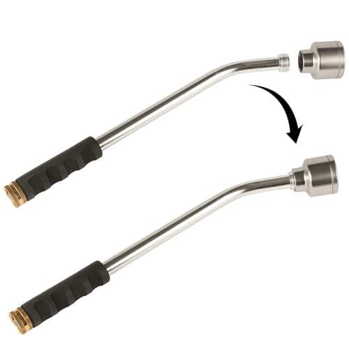 18-inch Soft Rain Watering Wand with Shut Off Valve, 400 Holes Per Inch - view 6